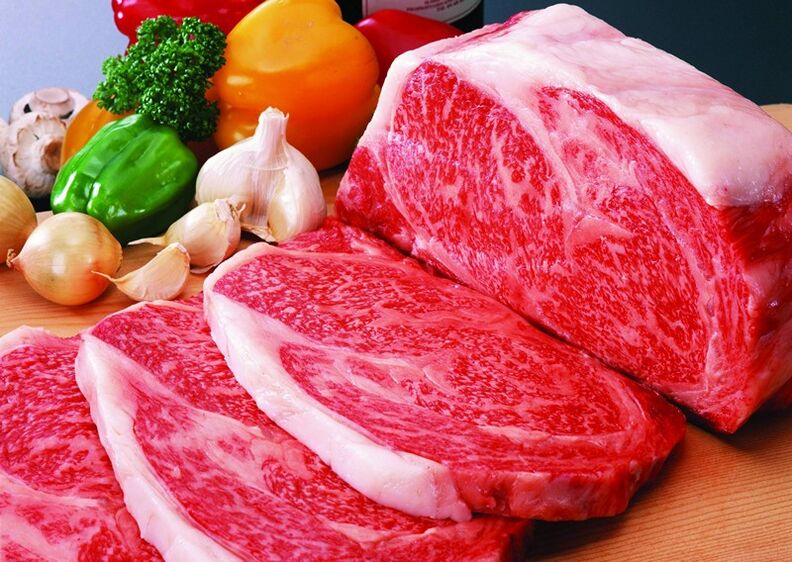 marmorirano meso za potenco